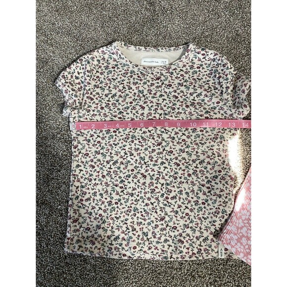 Abercrombie Kids Floral & Pink Waffle Knit Tops Bundle (Size 9/10) - Picture 8 of 12